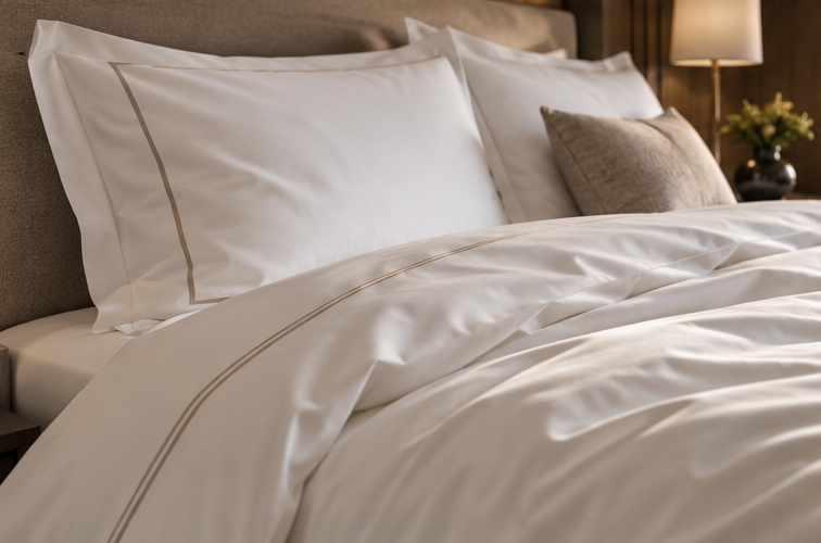 Illustrative guestroom linen